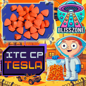 100x USA Orange Tesla Checkpoint 280MG Ecstasy XTC