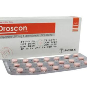 Drospirenone 3 mg / Ethinyl Estradiol 0.03mg YAZ Tablet x 84