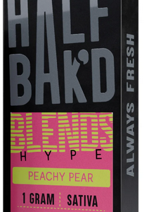 half bakd hype blend thc vaporizer 1000mg