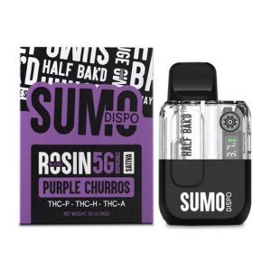 half bakd rosin blend sumo vaporizer 5000mg