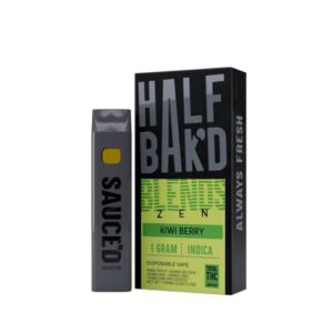 half bakd zen blend thc vaporizer 1000mg