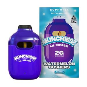 munchies! lil ripper euphoria delta 8 vaporizer 2000mg