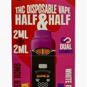 Smakd Half & Half Live Resin THC Dual Vaporizer - 4000mg
