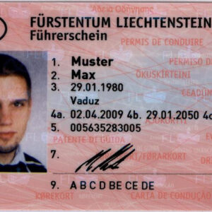 Buy Liechtenstein Driver License